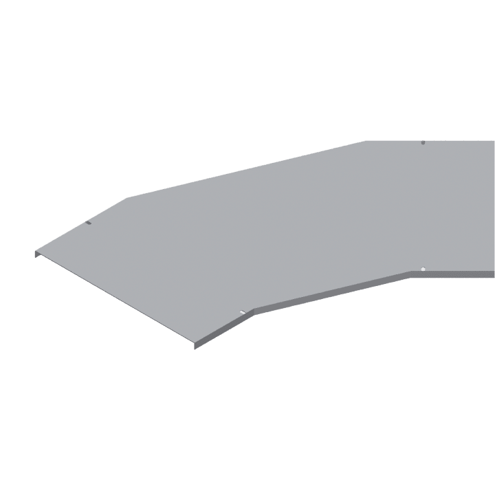 DKC-COMBITECH - SCZWAK336IX4 W5 Coperchio Curva piana 45° base 100 sp 1 IX4