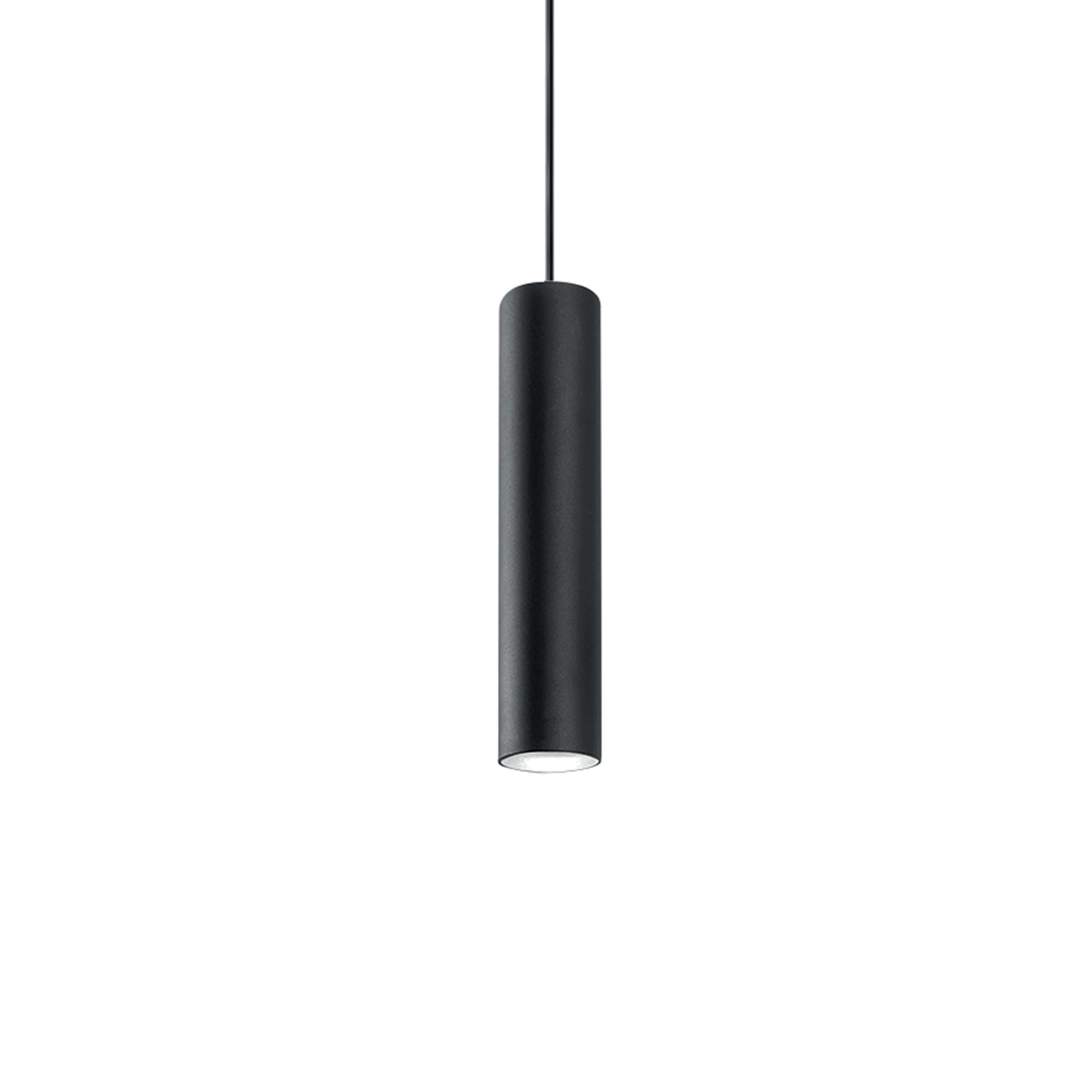 LUMICOM - LUMICOM | ROND Sospensione, 1X GU10, max 33W, metallo, nero opaco, H40cm