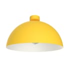 LUMICOM - CASSIS plafoniera Ø40 metallo giallo/bianco 1x E27
