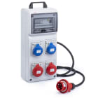 ROSI MATERIALE ELETT - QUADRO ACS 2 PRESE IND. 16A 3P IP67+2 PRESE IND. 16A 4P IP67 + INT DIFF. MT+P.E., 9KW