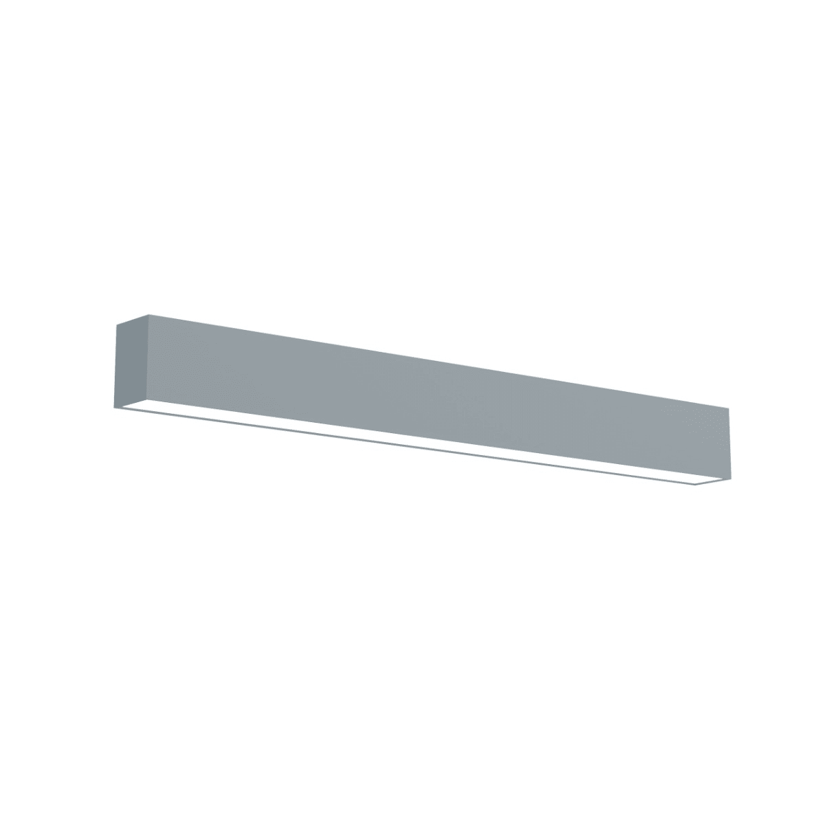 LUMICOM - LUMICOM | LINEAR Plafoniera, STRIP LED INTEGRATA, 14.4W, 4000K, metallo, grigio, L60cm