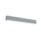 LUMICOM - LUMICOM | LINEAR Plafoniera, STRIP LED INTEGRATA, 14.4W, 4000K, metallo, grigio, L60cm