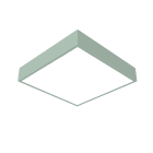 LUMICOM - MONDRIAN PLAFONIERA 42X42 METALLO VERDE ICEBERG 30W 4000K