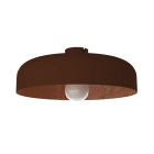 LUMICOM - TUZZI plafoniera ø40 metallo corten/rame 1XE27