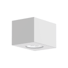 LUMICOM - LUMICOM | MANHATTAN S Plafoniera, 1X GU10, max 33W, metallo, bianco opaco, 10x10cm