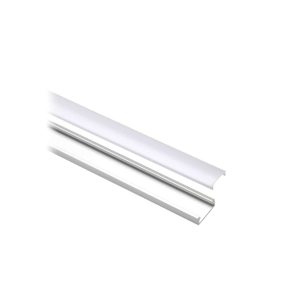 ARENA LUCI DESIGN - PROFILO SLIM WIDE BIANCO TRASP. 2m