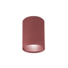 LUMICOM - LUMICOM | ROND Plafoniera, 1x GU10, max 33W, metallo, rosso cowhide, D.6cm x H10cm