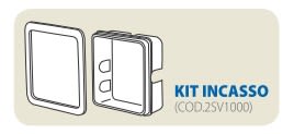 Elicent ® - KIT DA INCASSO PER REGOLATORE RVS/R