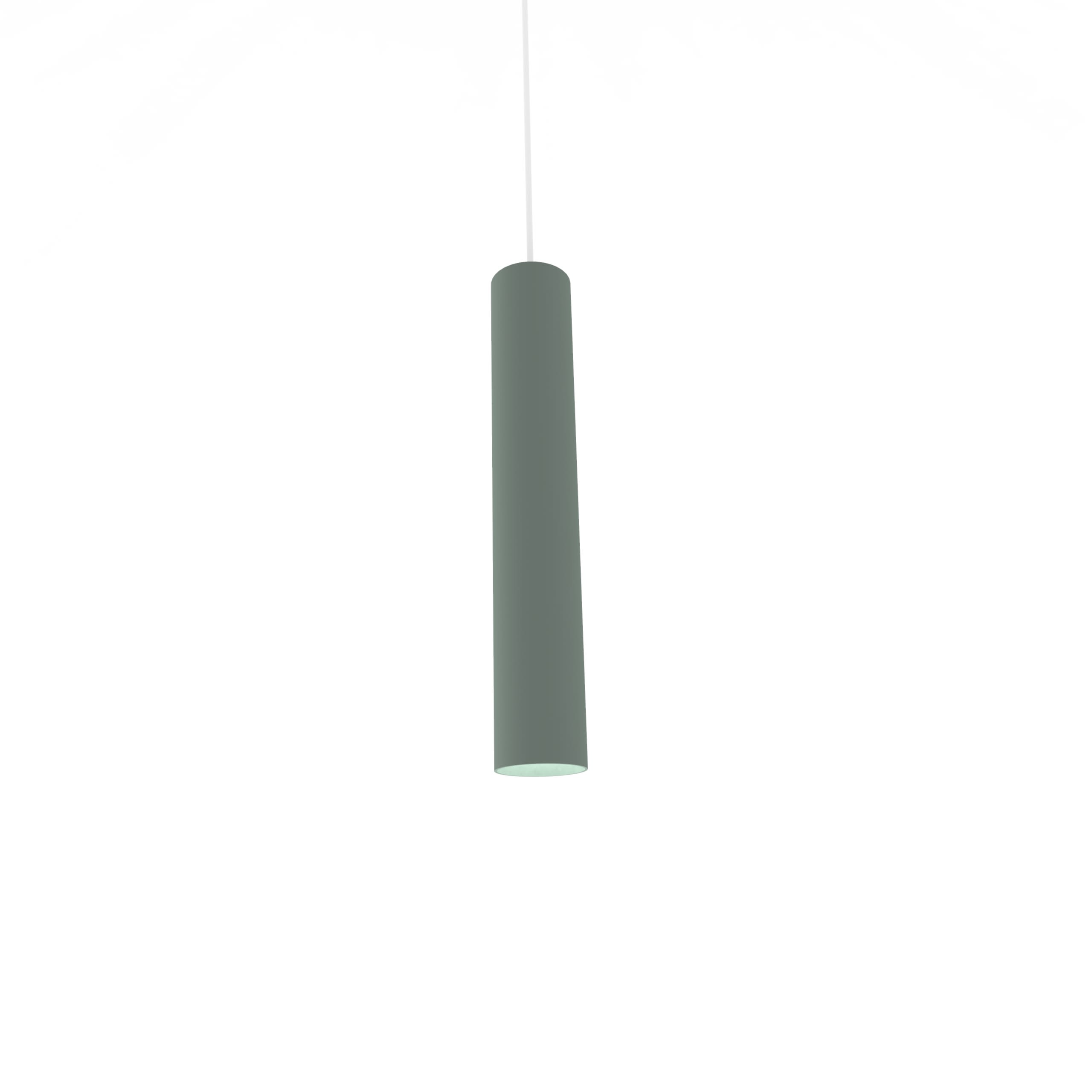 LUMICOM - LUMICOM | ROND Sospensione, 1X GU10, max 33W, metallo, verde iceberg, H.30cm