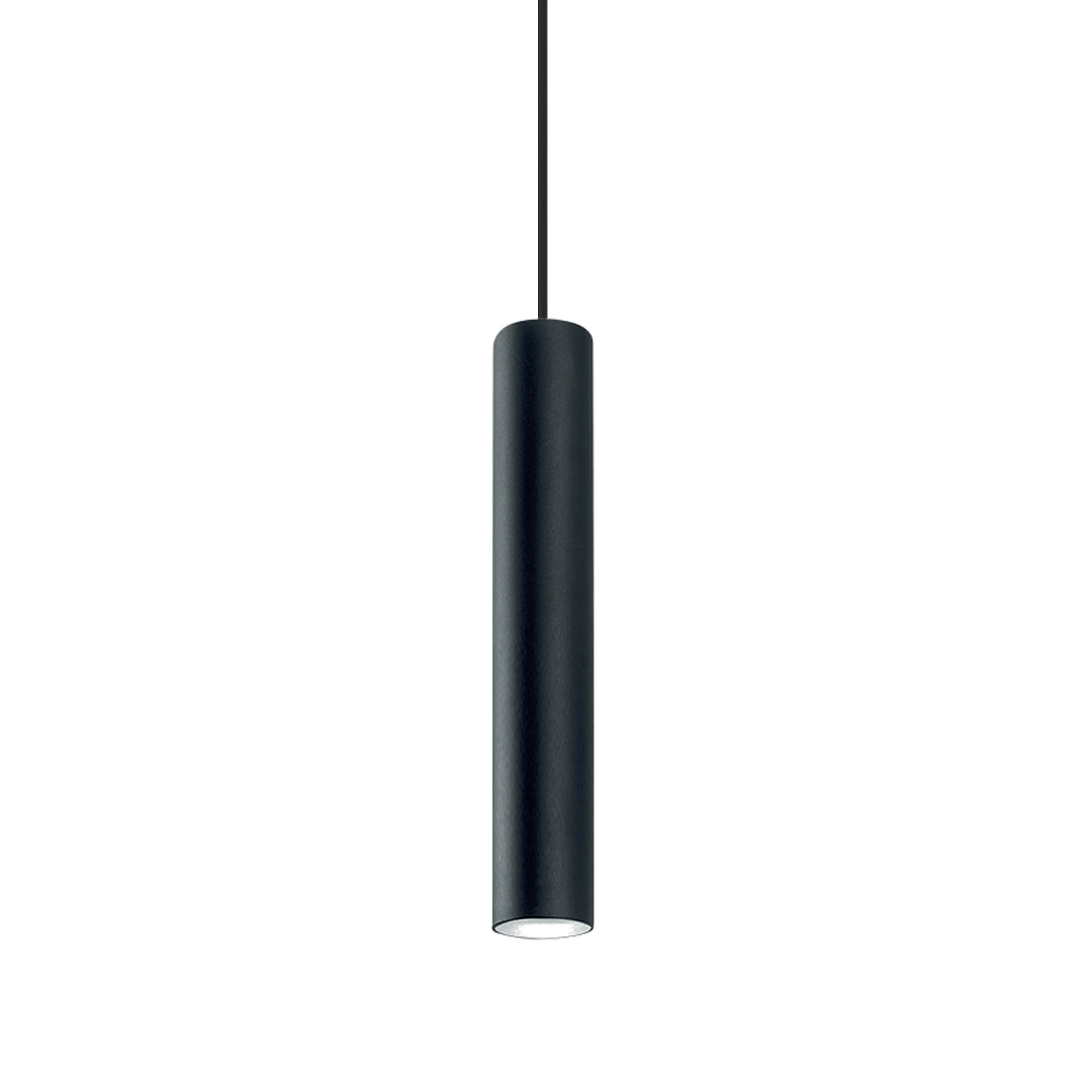 LUMICOM - LUMICOM | ROND Sospensione, 1X GU10, max 33W, metallo, nero opaco, H60cm