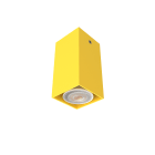 LUMICOM - LUMICOM | CUBE Plafoniera, 1X GU10, max 33W, metallo, giallo, H10cm