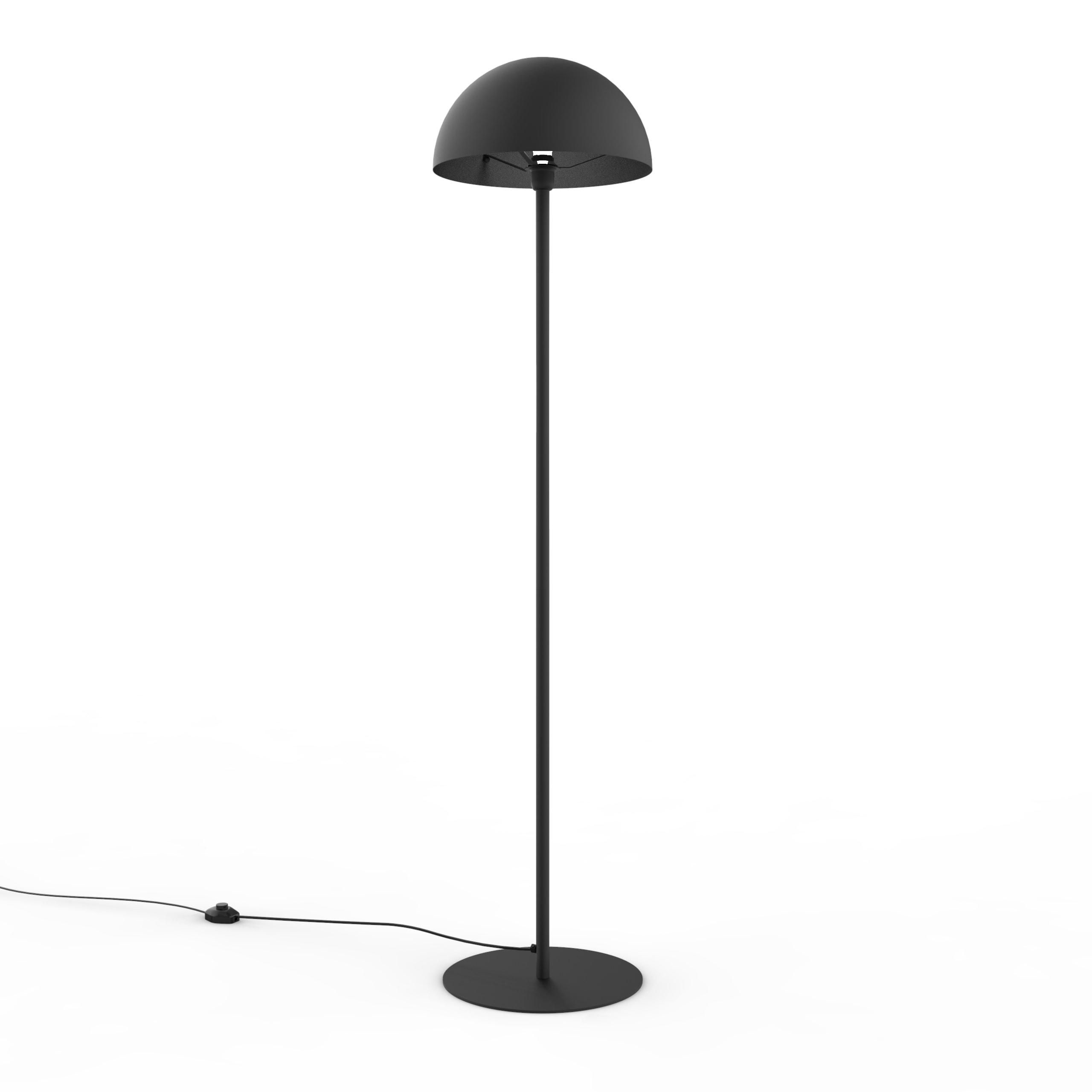 LUMICOM - CASSIS piantana 165h metallo matt black 1xE27