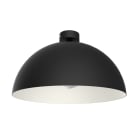 LUMICOM - CASSIS DECKENLEUCHTE Ø40 MATT SCHWARZ /WEISS METALL 1x E27