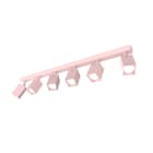 LUMICOM - LUMICOM | BRINCK Plafoniera XL, 6X GU10, max 33W, metallo, rosa, L.6cm