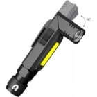 MED - Torcia tattica ricaricabile - 250 + 150 lumen - corpo alluminio - base magnetica