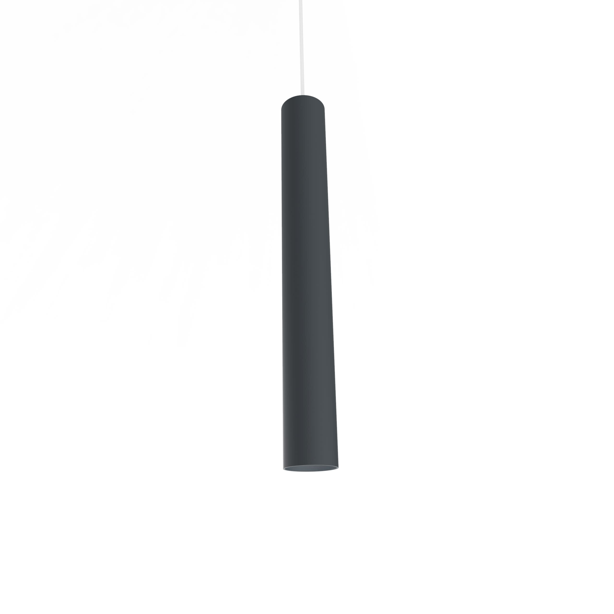 LUMICOM - ROND Sospensione, 1X GU10, max 42W, metallo, antracite, H.40cm