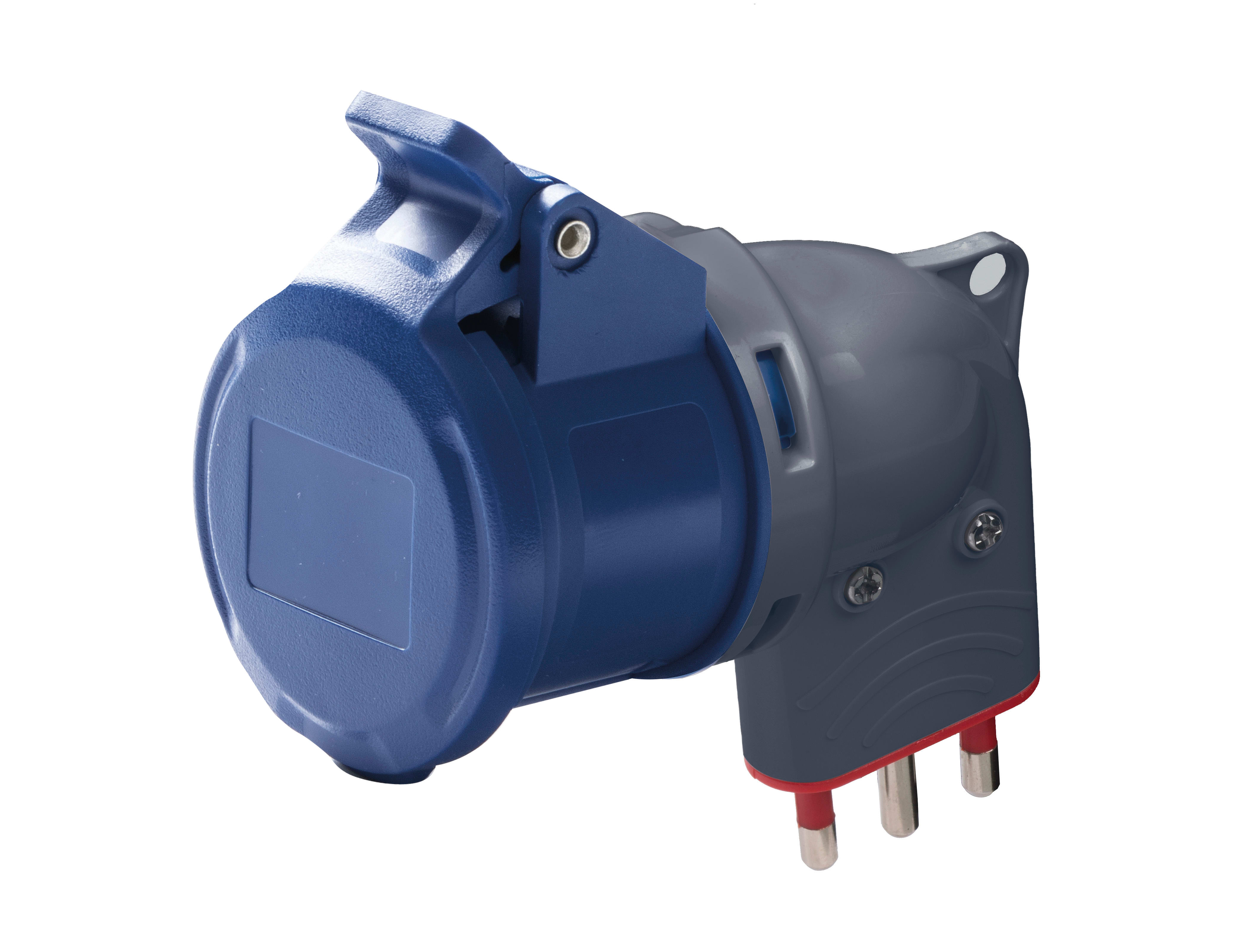 ROSI - ADATTATORE SPINA A PETTINE 16A 3P - PRESA INDUSTRIALE 16A 3P 220V - IP20 - 10 PZ