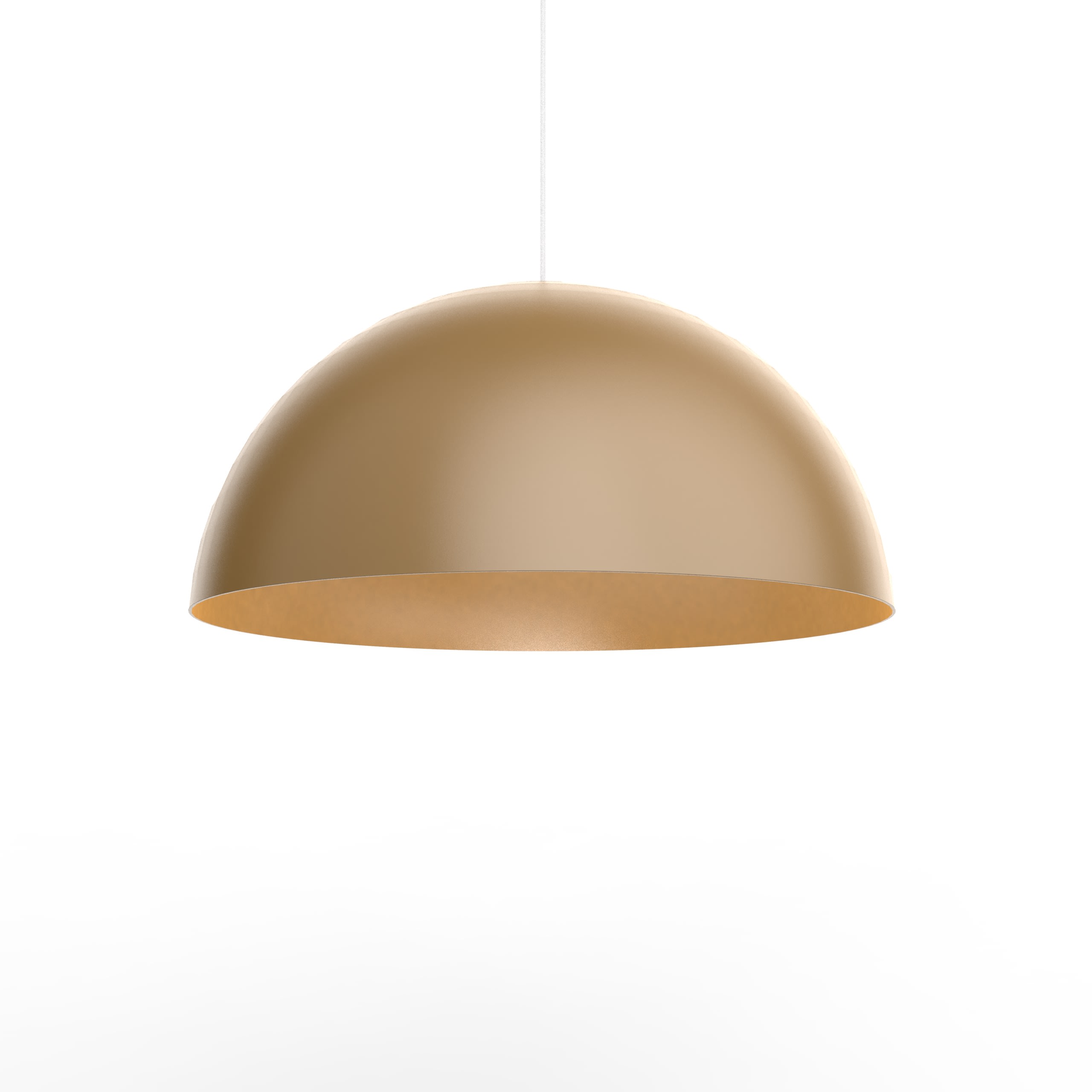 LUMICOM - CASSIS sospensione Ø40 metallo oro anodic 1xE27