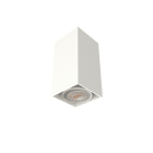 LUMICOM - LUMICOM | CUBE Plafoniera, 1X GU10, max 33W, metallo, bianco opaco, H10cm