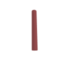 LUMICOM - LUMICOM | ROND Plafoniera, 1x GU10, max 33W, metallo, rosso cowhide, D.6cm x H40cm