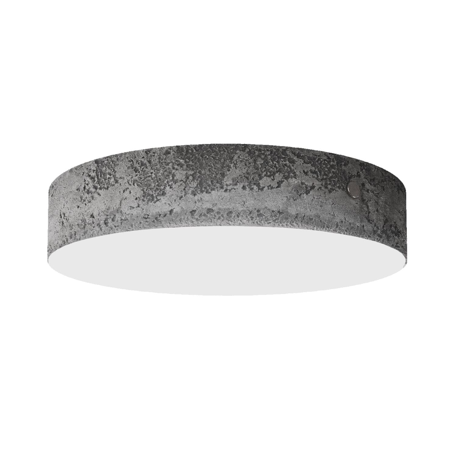 LUMICOM - LUMICOM | PUNNETT Plafoniera, LED INTEGRATO, 12W, 4000K, metallo/plexiglas, cemento, D.30cm