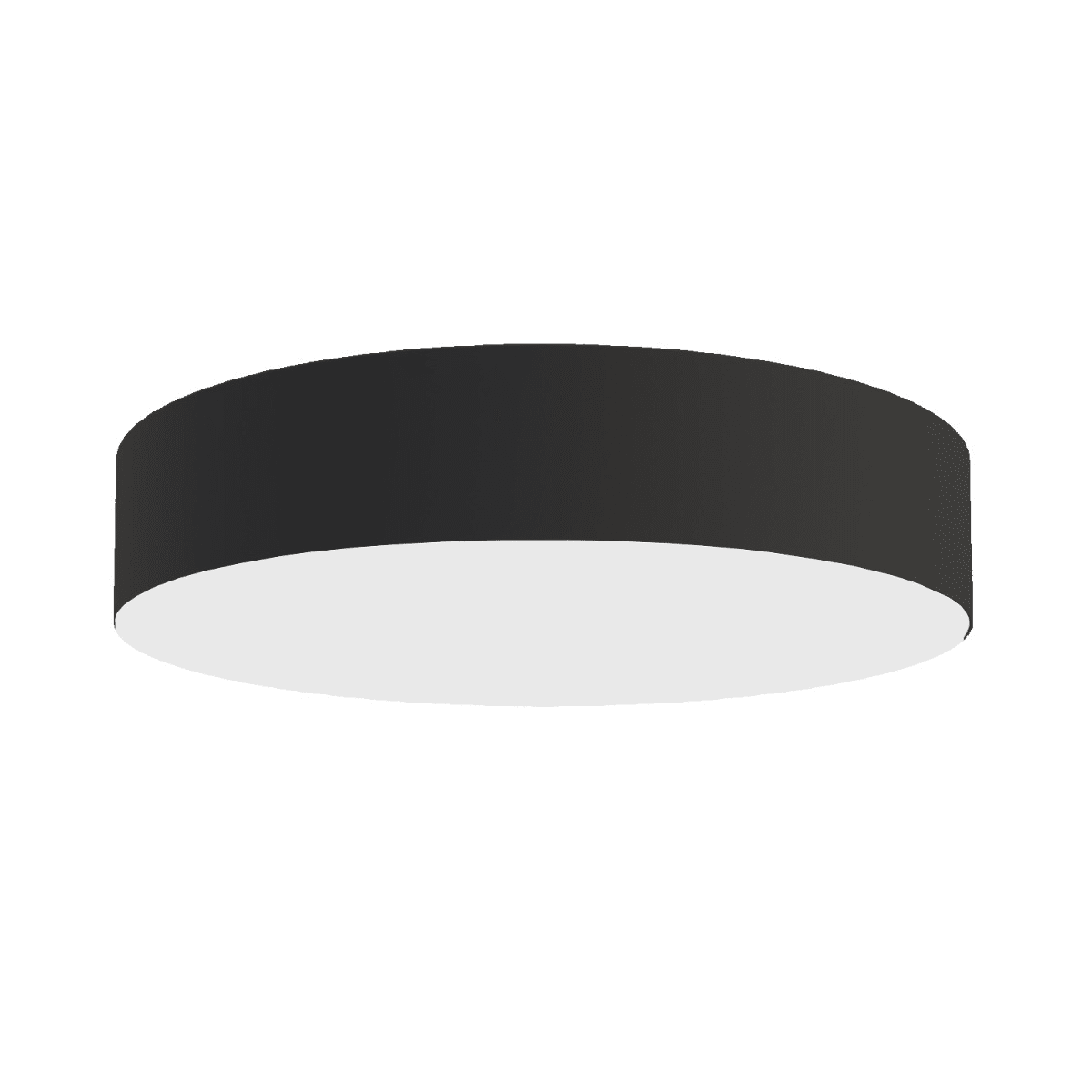 LUMICOM - LUMICOM | PUNNETT Deckenleuchte, 3X E27, max 42W, metall/plexiglas, schwarz matt, D.40cm