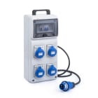 ROSI - QUADRO ACS PORTATILE CON 4 PRESE INDUSTR.
