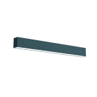 LUMICOM - LUMICOM | LINEAR Plafoniera, STRIP LED INTEGRATA, 9.6W, 4000K, metallo, blu mediterraneo, L40cm