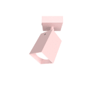 LUMICOM - LUMICOM | BRINCK Plafoniera S, 1X GU10, max 33W, metallo, rosa, L.6cm