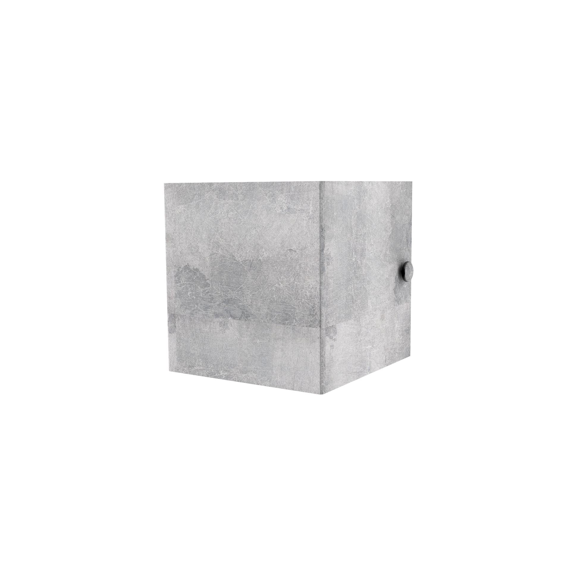 LUMICOM - DESMO S APPLIQUE 10x10 METALLO FOGLIA ARGENTO 2X GX53