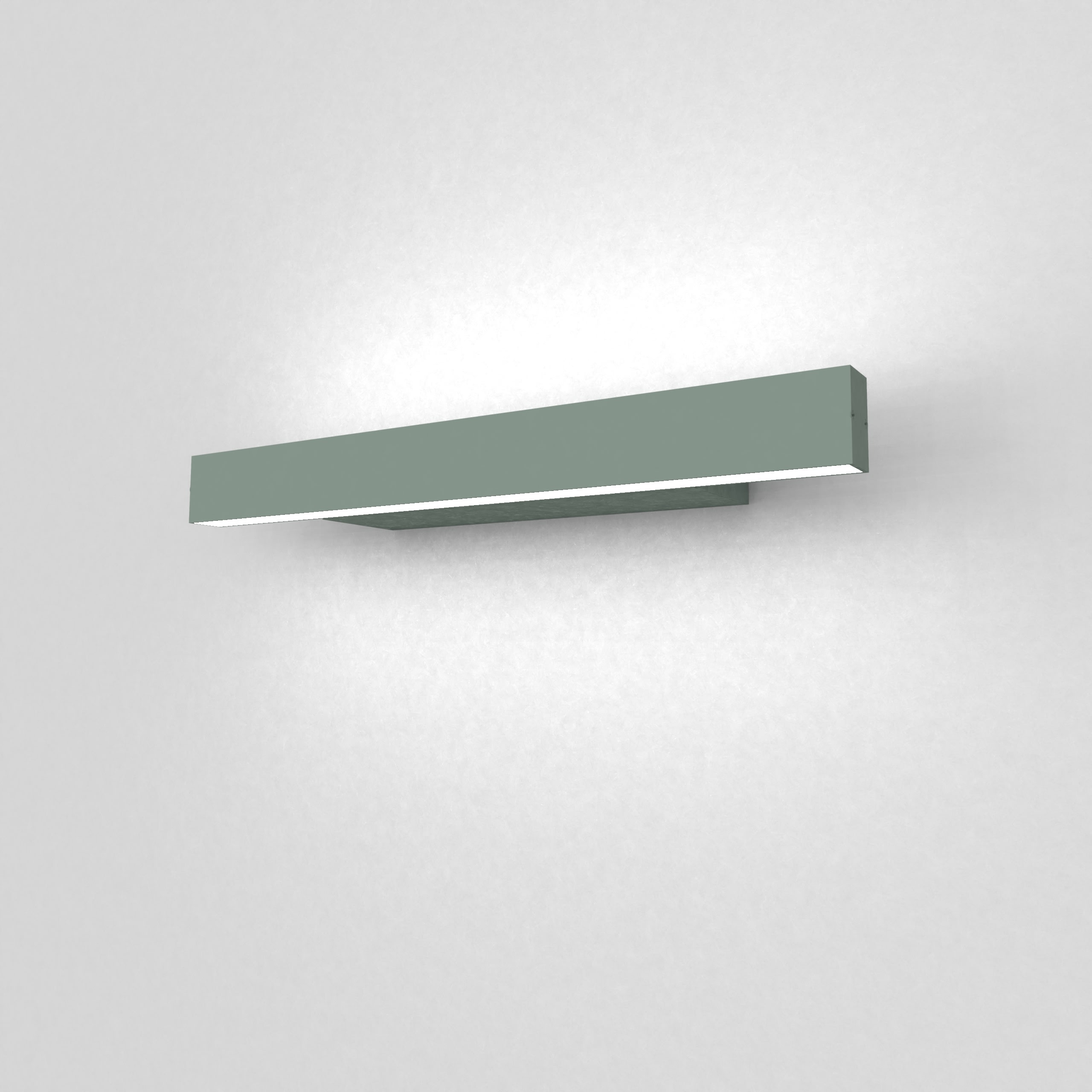 LUMICOM - LUMICOM | RIFT applique s, STRIP LED, 11W/m, 4000K, metallo, verde iceberg, L.30