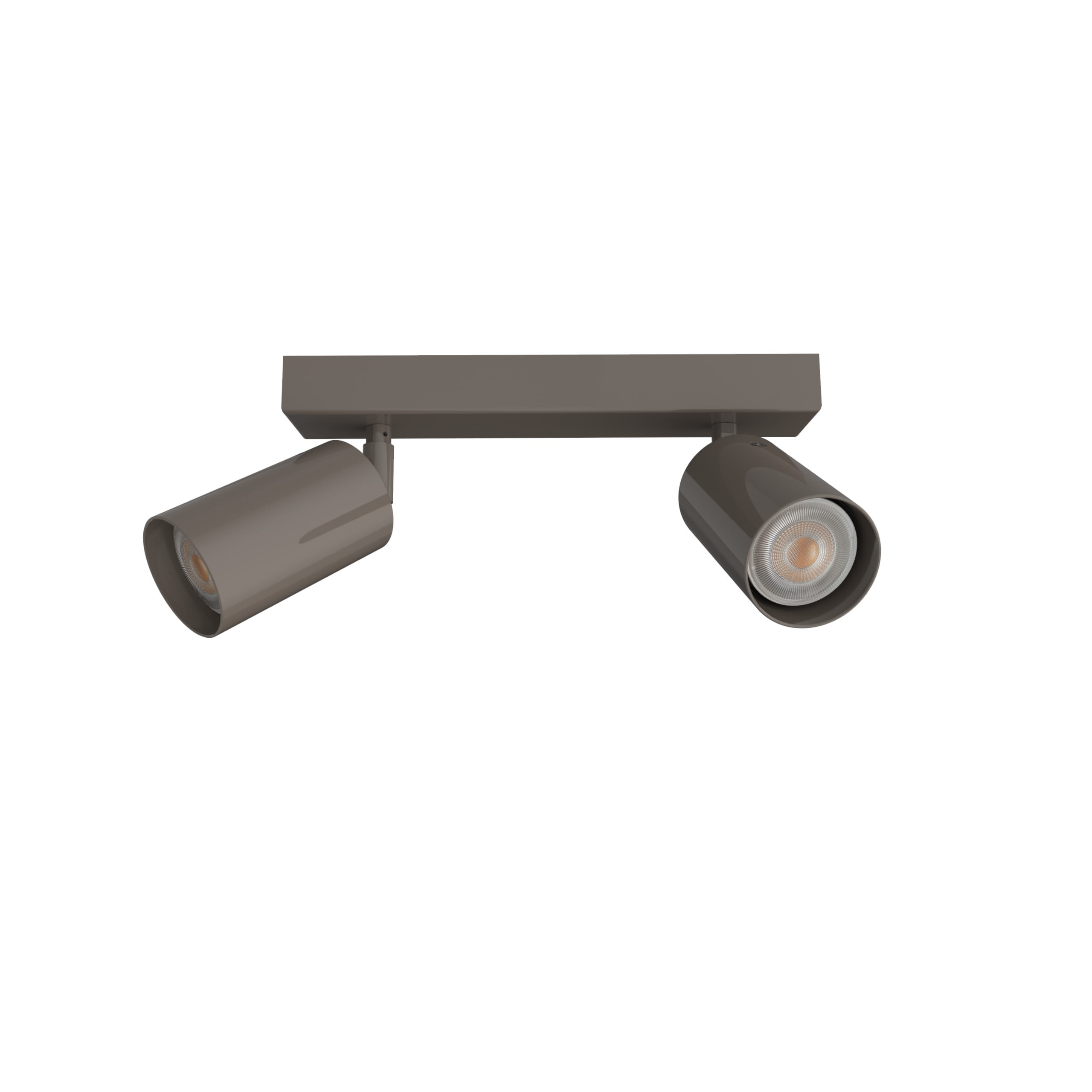 LUMICOM - LUMICOM | FORM M Deckenleuchte, 2X GU10, max 33W, metall, taupe glänzende, L.30cm