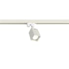 LUMICOM - BRICK TRACK H10 L.6 METALLO BIANCO LUCIDO 1XGU10