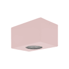 LUMICOM - LUMICOM | MANHATTAN S Plafoniera, 1X GU10, max 33W, metallo, rosa, 10x10cm