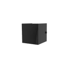 LUMICOM - DESMO S APPLIQUE 10x10 METALLO NERO 2xGX53