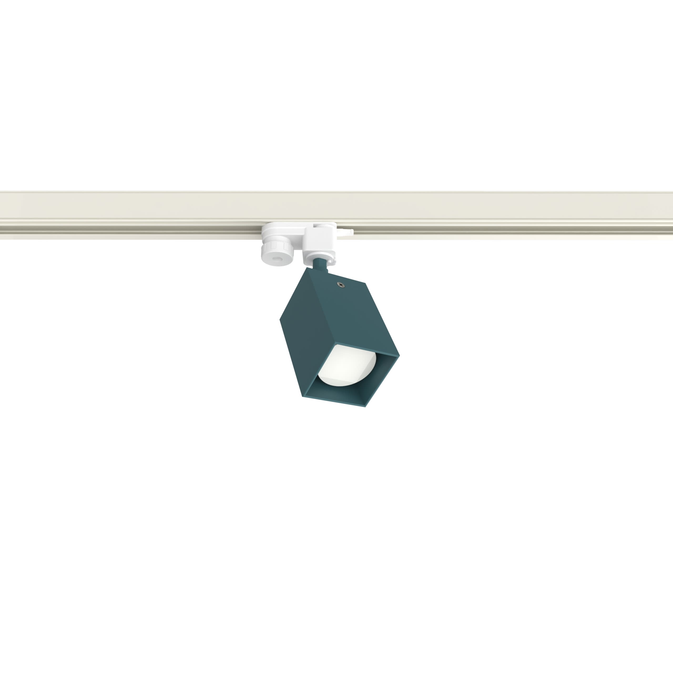 LUMICOM - BRICK TRACK H10 L.6 METALLO BLU MEDITERRANEO 1XGU10