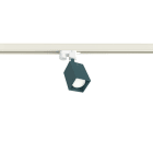 LUMICOM - BRICK TRACK H10 L.6 METALLO BLU MEDITERRANEO 1XGU10
