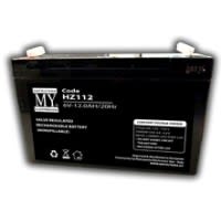 MATSUYAMA - Batteria ricaricabile al piombo 6V 12Ah - 151x51x94mm.