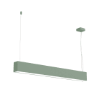 LUMICOM - LUMICOM | LINEAR Deckenleuchte, STRIP LED integriert, 14.4W, 4000K, metall, grün iceberg, L60cm