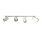 LUMICOM - LUMICOM | FORM L Plafoniera, 4X GU10, max 33W, metallo, bianco lucido, L.60cm