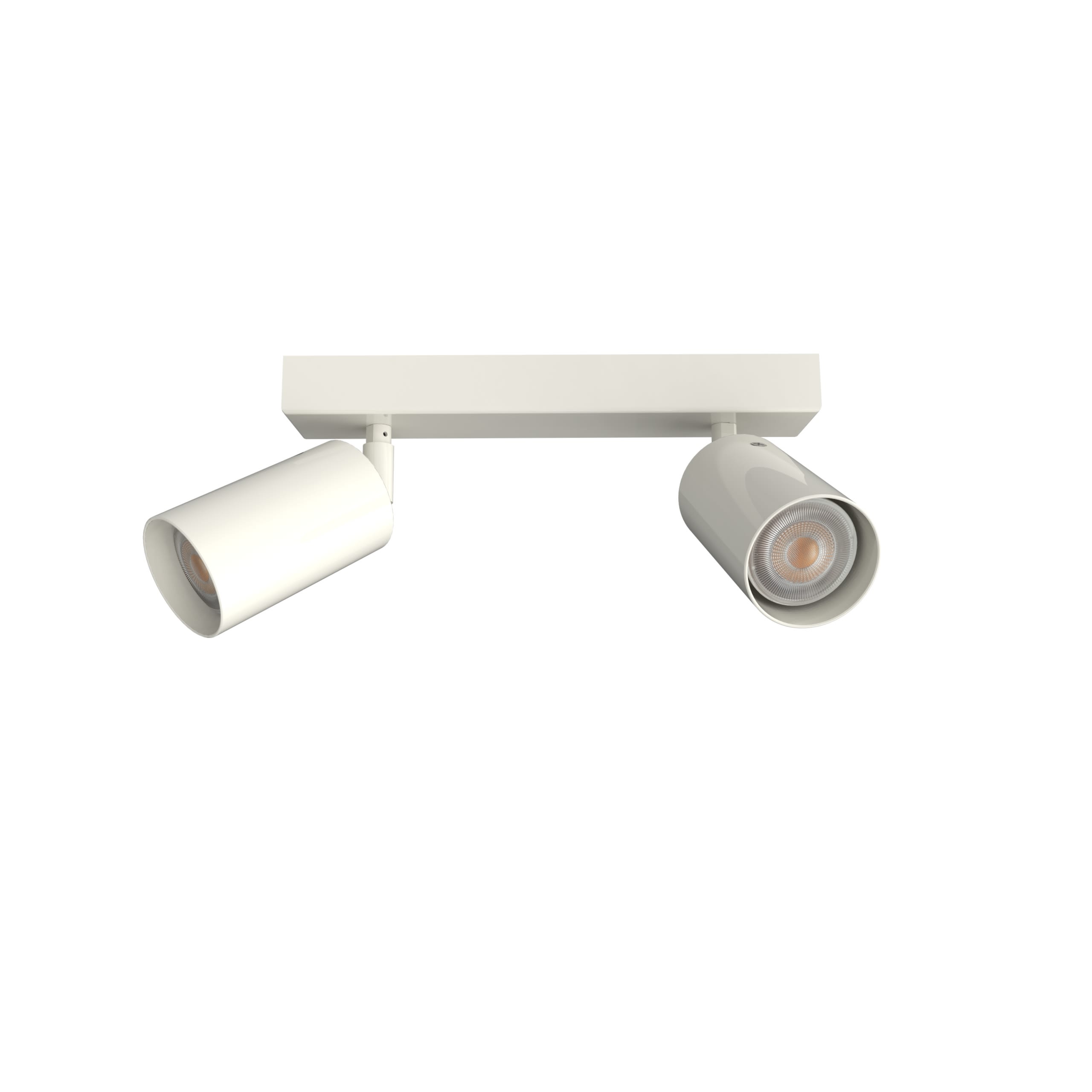LUMICOM - LUMICOM | FORM M Plafoniera, 2X GU10, max 33W, metallo, bianco lucido, L.30cm