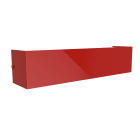 LUMICOM - DESMO L APPLIQUE 45x10 METALLO ROSSO LUCIDO 6xGX53