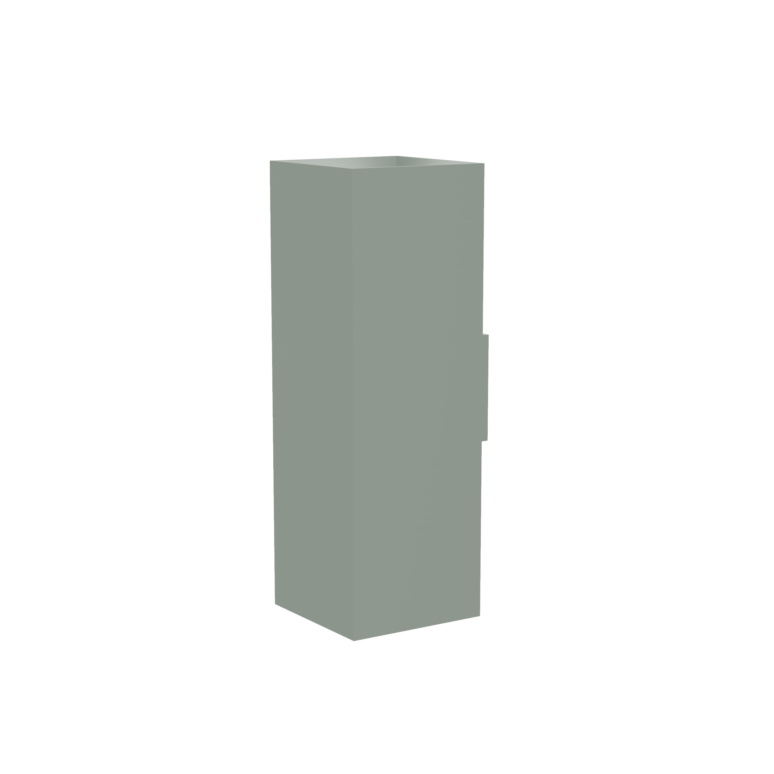 LUMICOM - LUMICOM | CUBE Applique, 2X GU10, max 33W, metallo, verde iceberg, H18cm