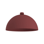 LUMICOM - CASSIS plafoniera Ø60 metallo cowhide red 1x E27