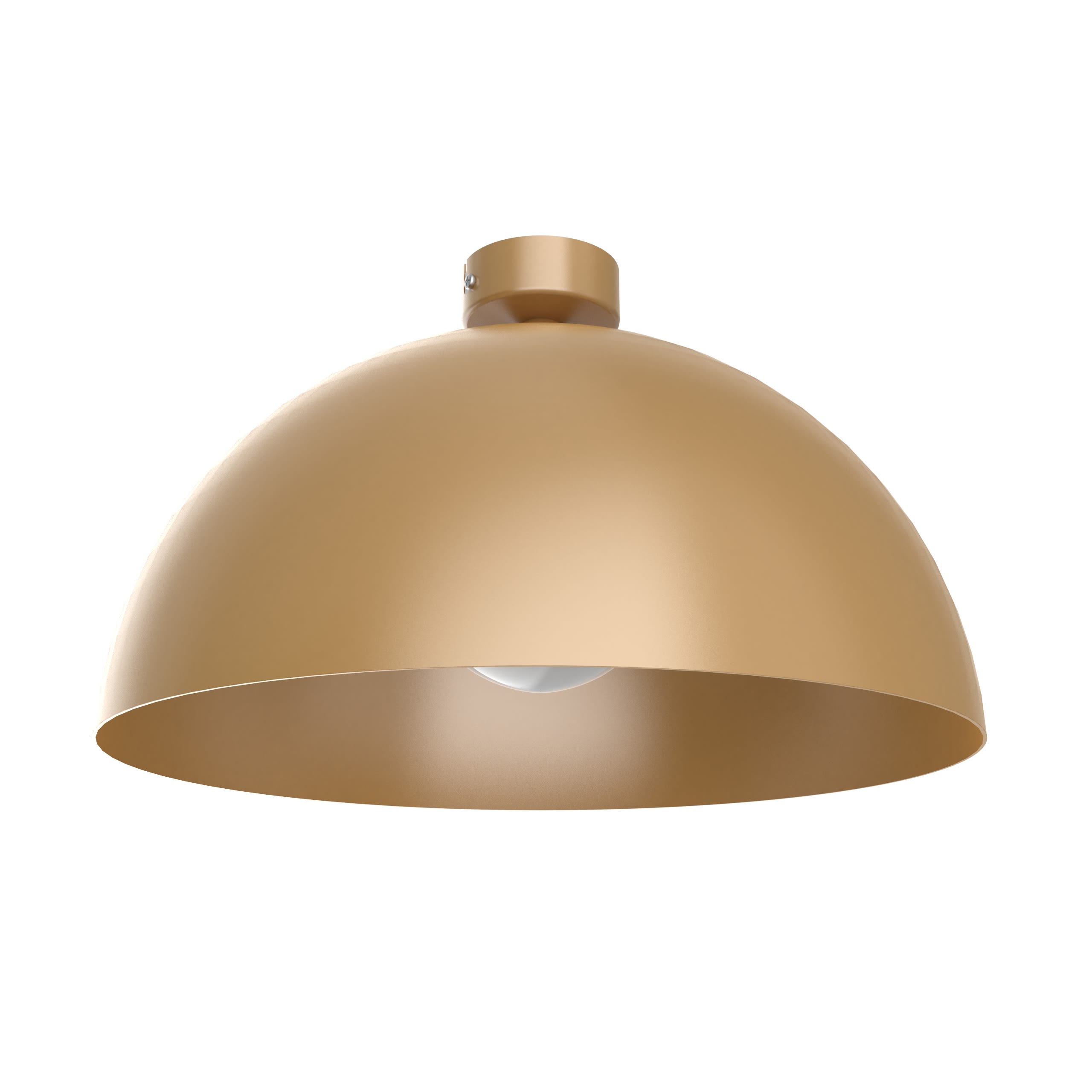 LUMICOM - CASSIS plafoniera Ø40 metallo oro anodic 1xE27