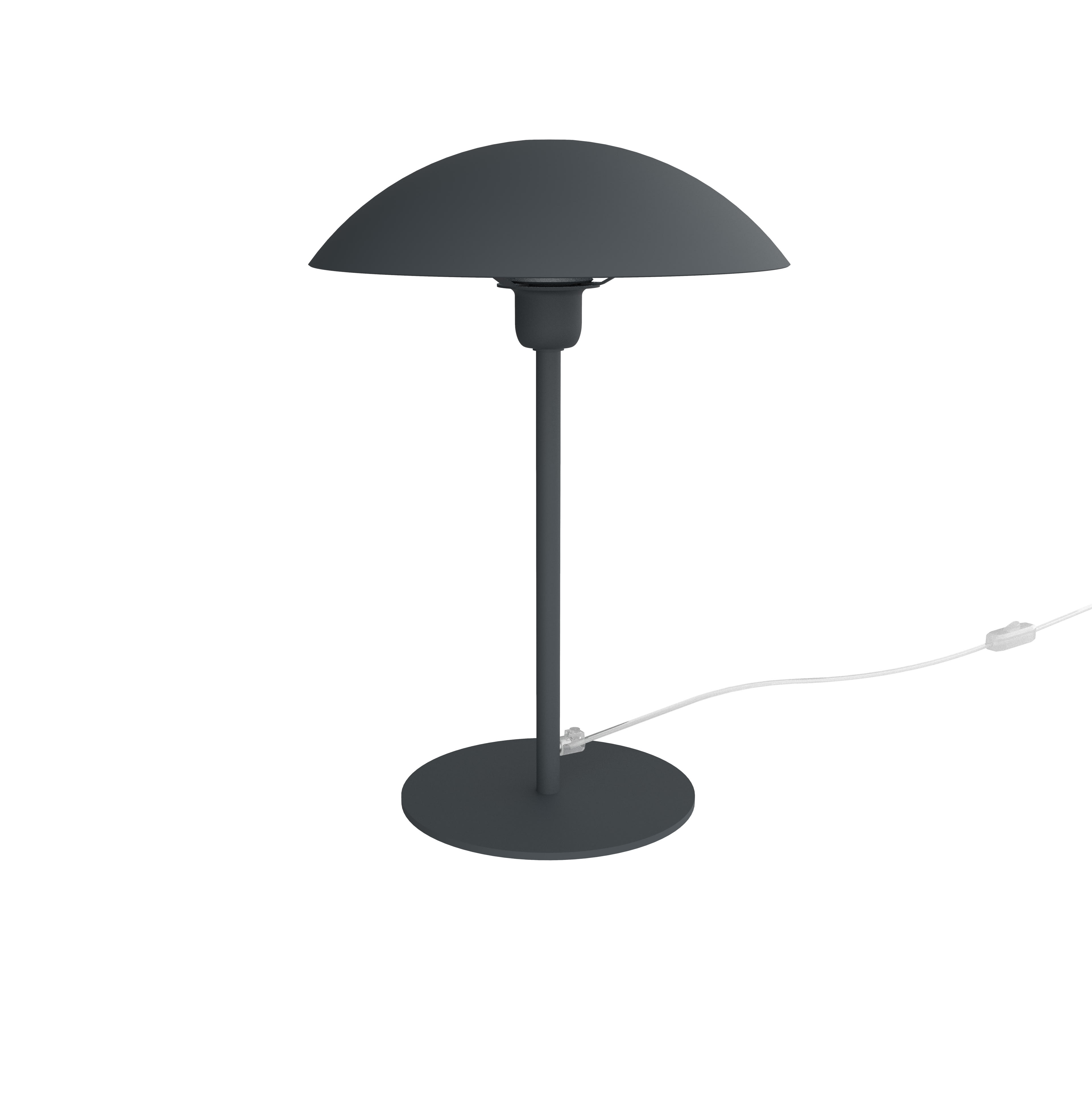 LUMICOM - CASSIS tavolo Ø30 metallo grigio antracite 1xE27