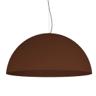 LUMICOM - CASSIS sospensione Ø60 metallo corten 1xE27