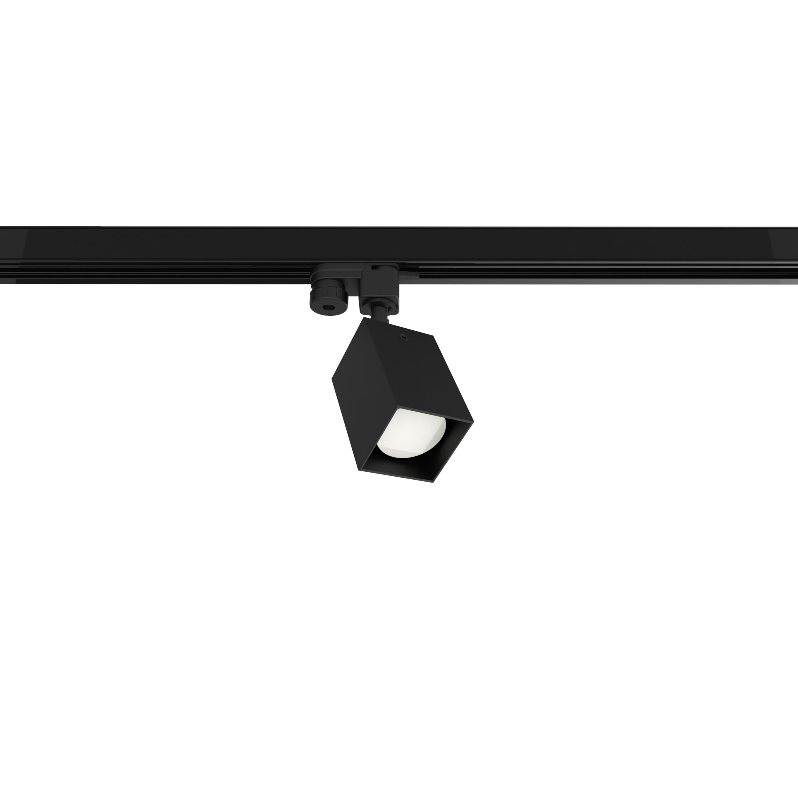 LUMICOM - BRICK TRACK H10 L.6 METALLO NERO OPACO 1XGU10
