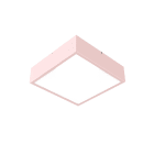LUMICOM - MONDRIAN PLAFONIERA 28X28 METALLO ROSA LOTUS 18W 4000K