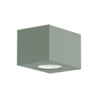 LUMICOM - LUMICOM | MANHATTAN S Deckenleuchte, 1X GU10, max 33W, metall, grün iceberg, 10x10cm